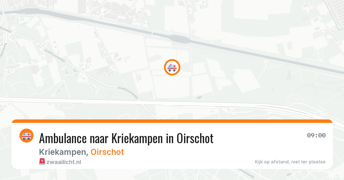 Ambulance naar Kriekampen in Oirschot — 29 jan 2026