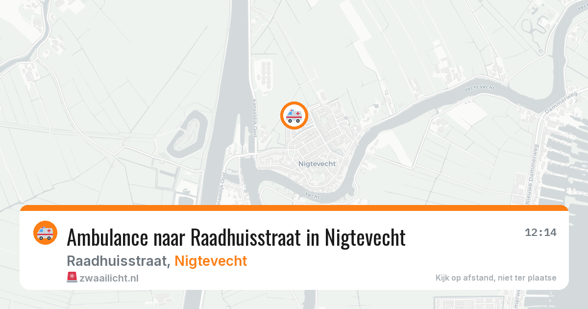 Ambulance naar Raadhuisstraat in Nigtevecht — 1 mei 2026