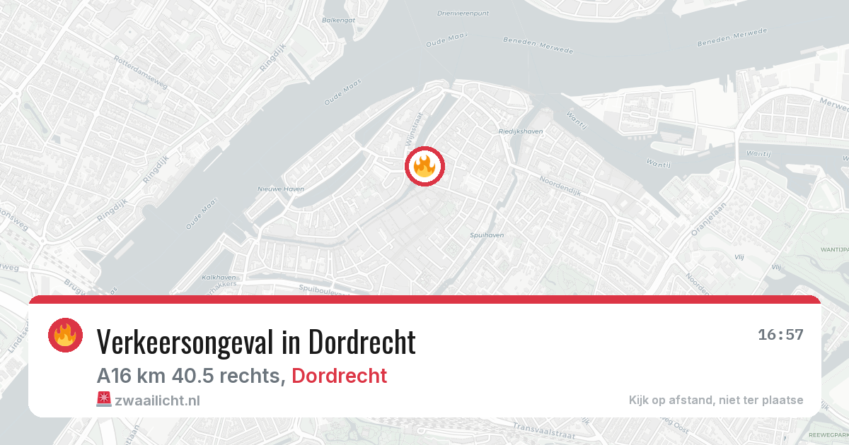 Verkeersongeval in Dordrecht — 26 feb 2026