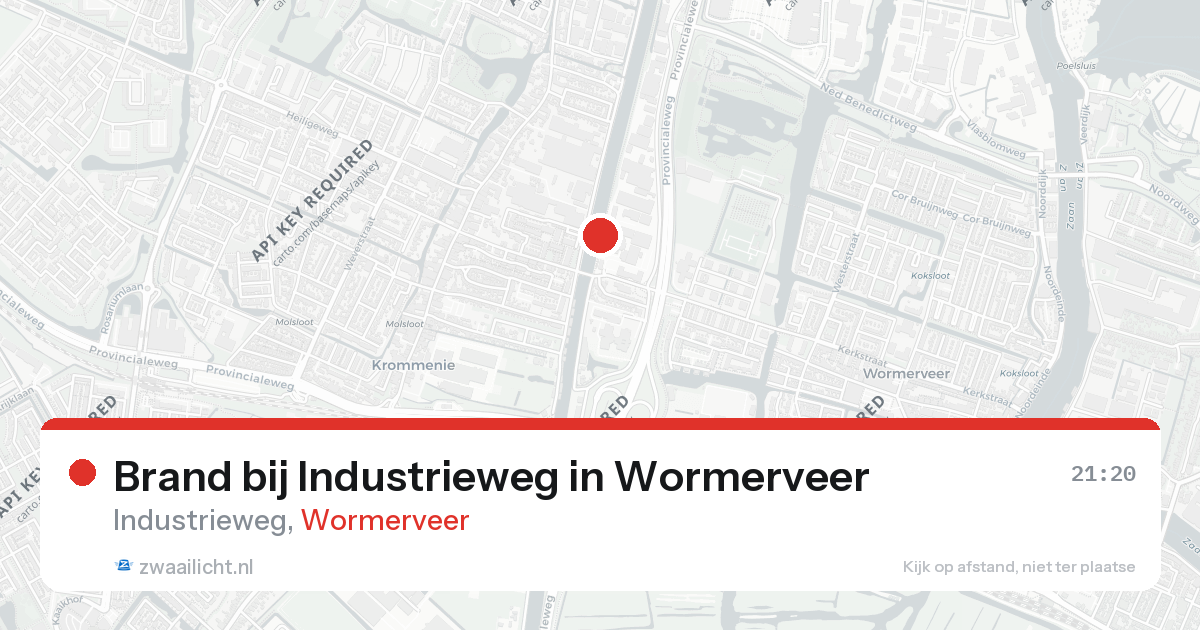 Brand bij Industrieweg in Wormerveer — 11 apr 2026