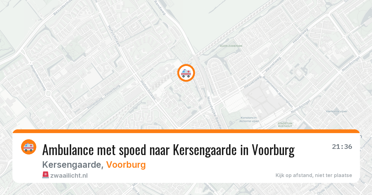 Ambulance met spoed naar Kersengaarde in Voorburg — 27 jun 2026