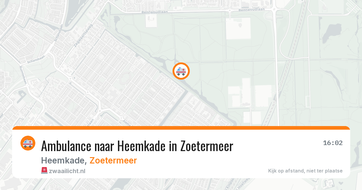 Ambulance naar Heemkade in Zoetermeer — 22 mei 2026