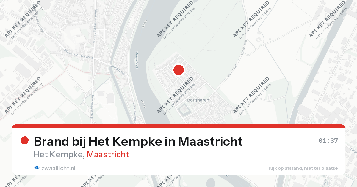 Brand bij Het Kempke in Maastricht — 31 jan 2026