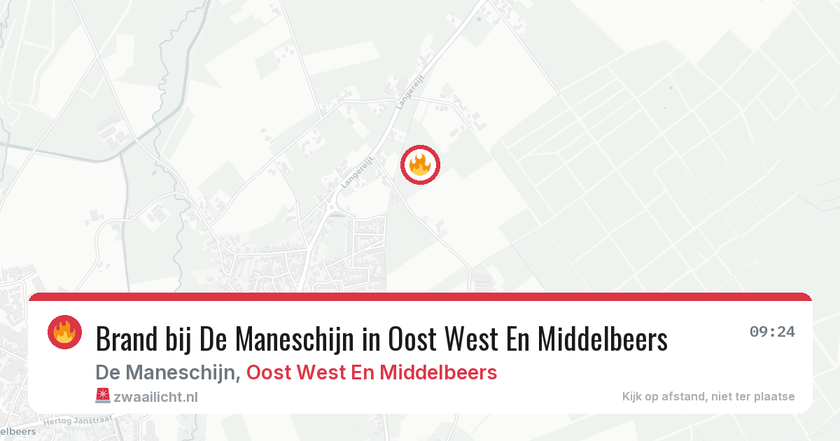 Brand bij De Maneschijn in Oost West En Middelbeers — 19 mei 2026