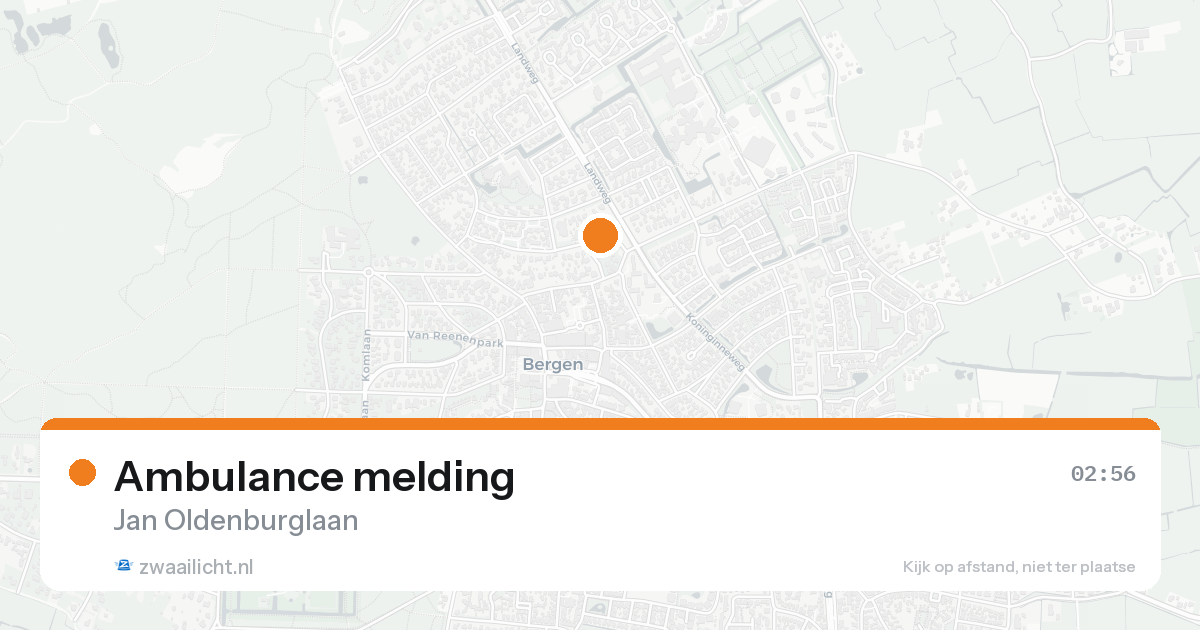 Ambulance melding — 9 jun 2026