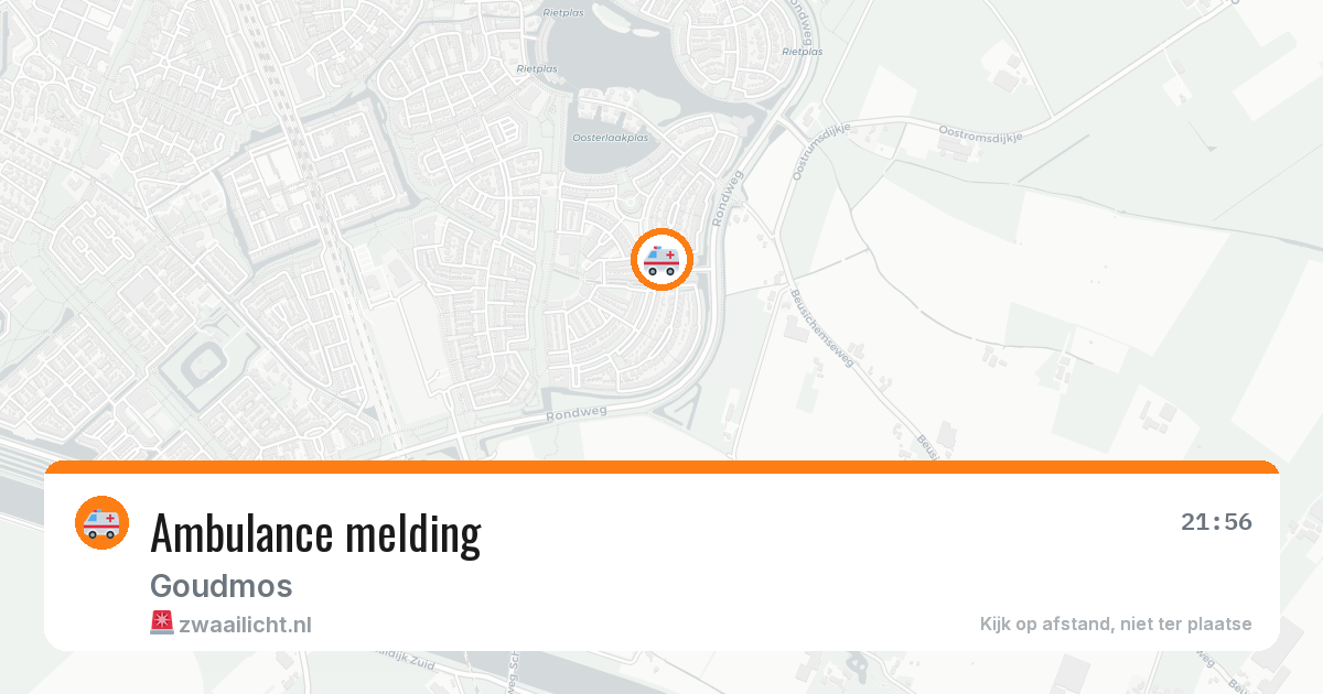 Ambulance melding — 31 mei 2026