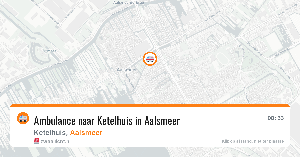 Ambulance naar Ketelhuis in Aalsmeer — 22 jun 2026