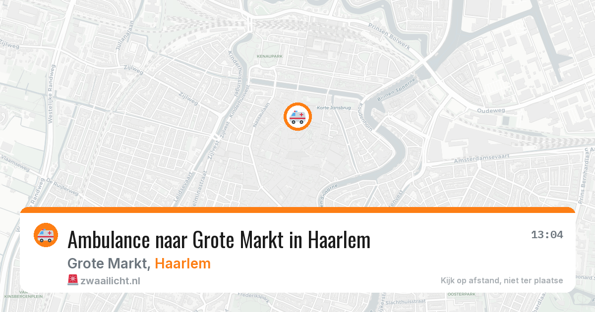 Ambulance naar Grote Markt in Haarlem — 5 jun 2026