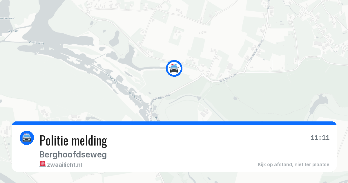 Politie melding — 3 mei 2026