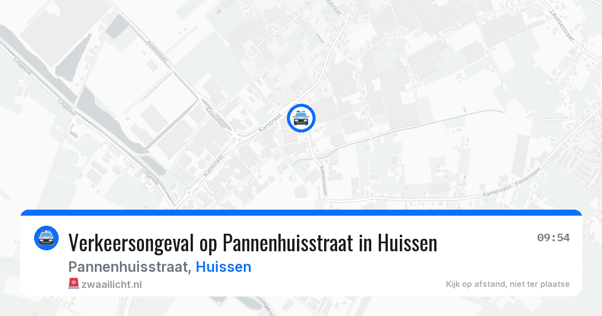 Verkeersongeval op Pannenhuisstraat in Huissen — 24 jun 2026
