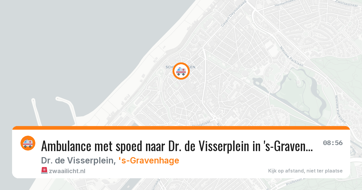 Ambulance met spoed naar Dr. de Visserplein in 's-Gravenhage — 25 jun 2026