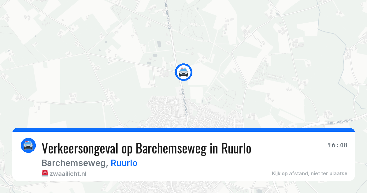Verkeersongeval op Barchemseweg in Ruurlo — 30 jun 2026