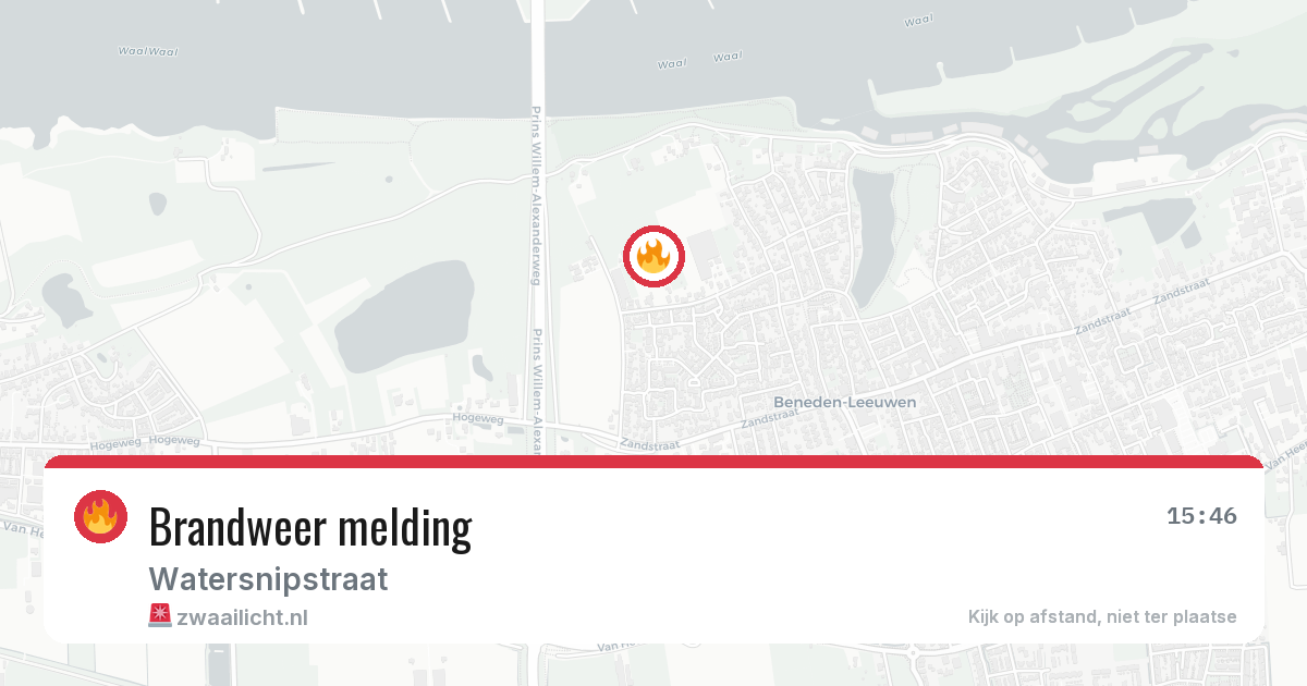 Brandweer melding — 24 jun 2026