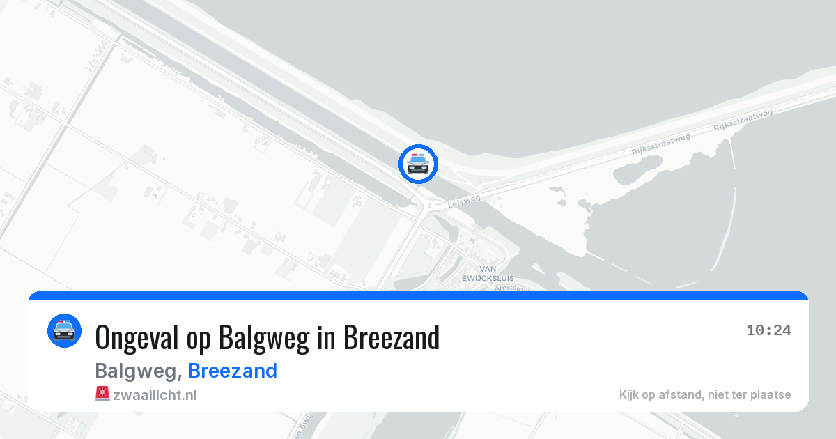 Ongeval op Balgweg in Breezand — 29 jun 2026