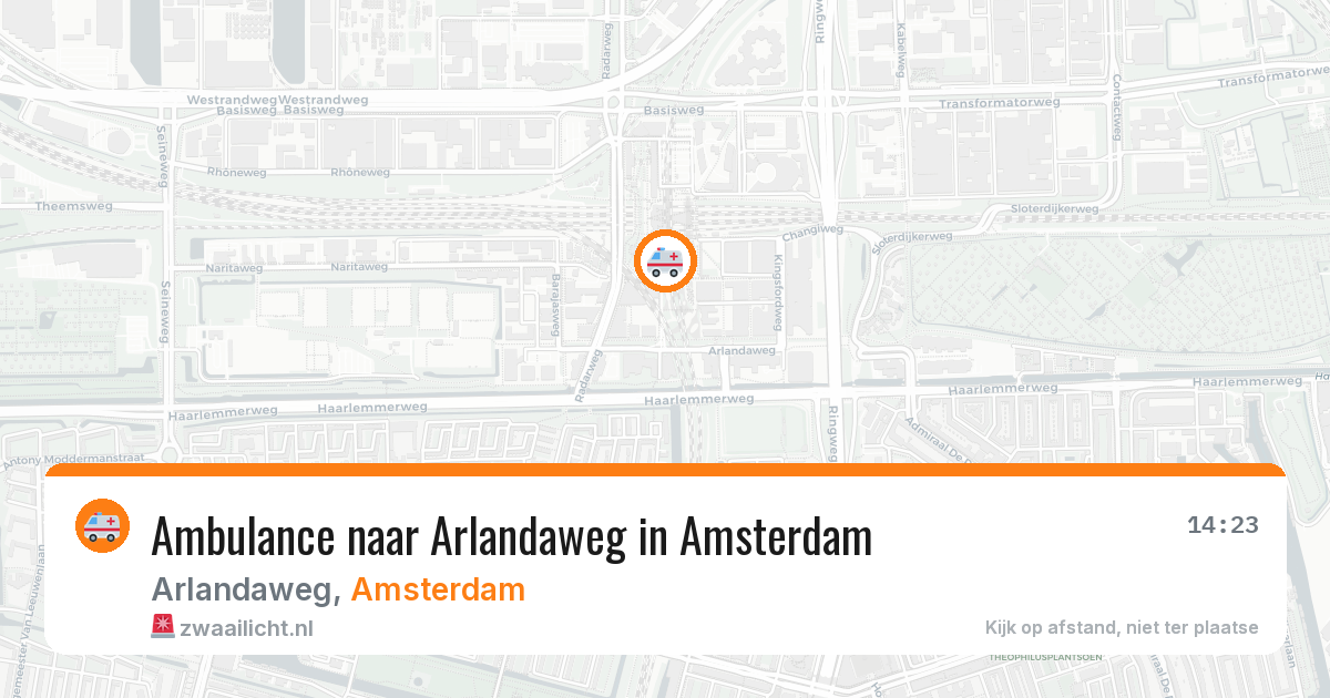 Ambulance naar Arlandaweg in Amsterdam — 10 jun 2026