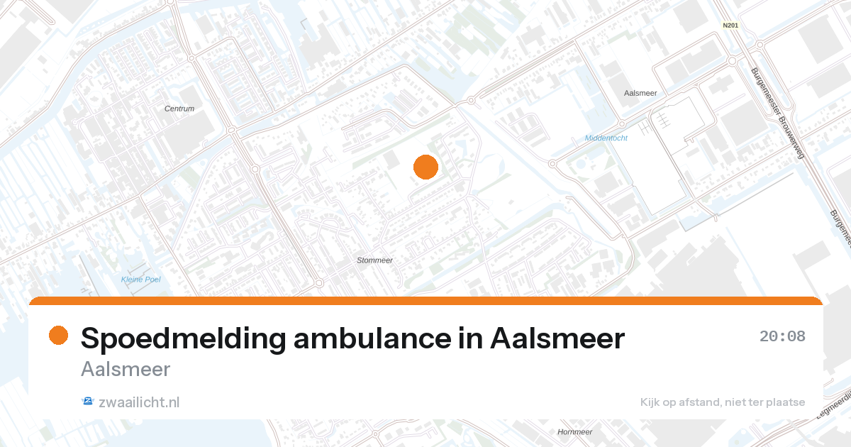 Spoedmelding ambulance in Aalsmeer — 24 jun 2026