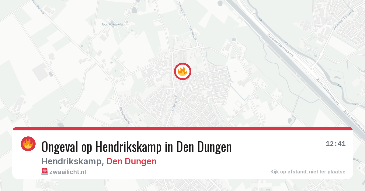 Ongeval op Hendrikskamp in Den Dungen — 1 mrt 2026