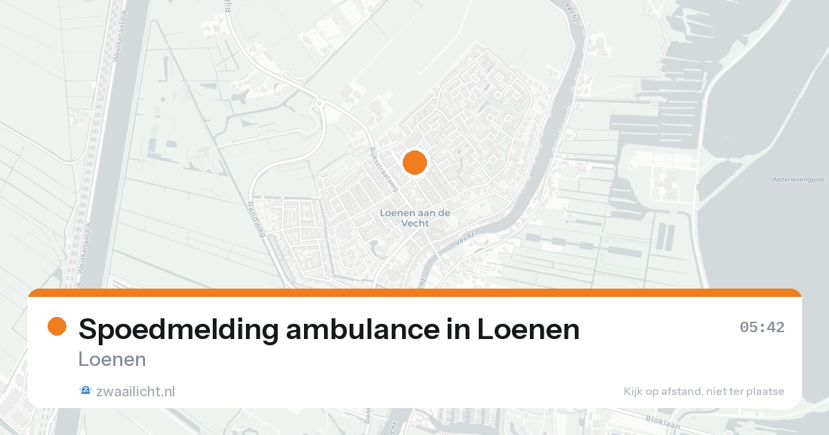 Spoedmelding ambulance in Loenen — 31 jan 2026