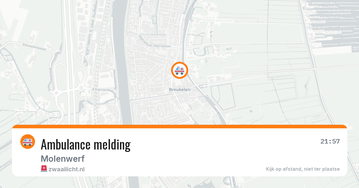 Ambulance melding — 25 apr 2026