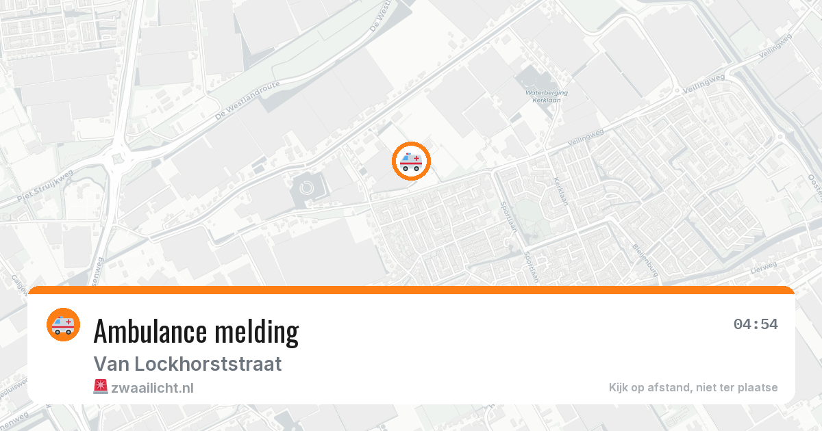 Ambulance melding — 7 apr 2026