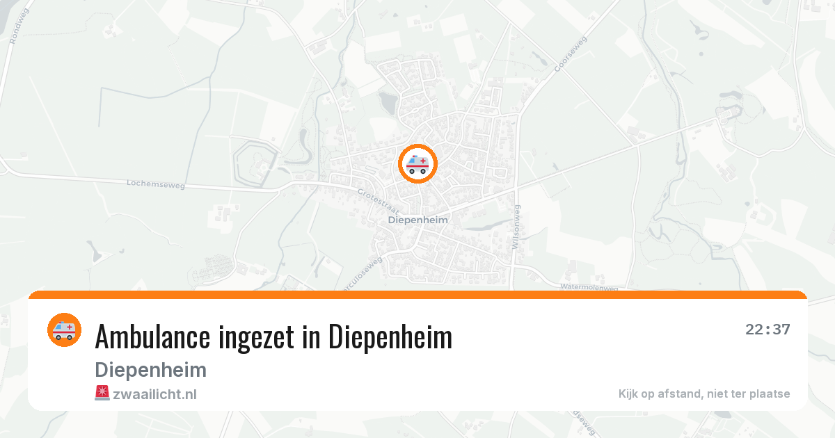 Ambulance ingezet in Diepenheim — 25 jun 2026