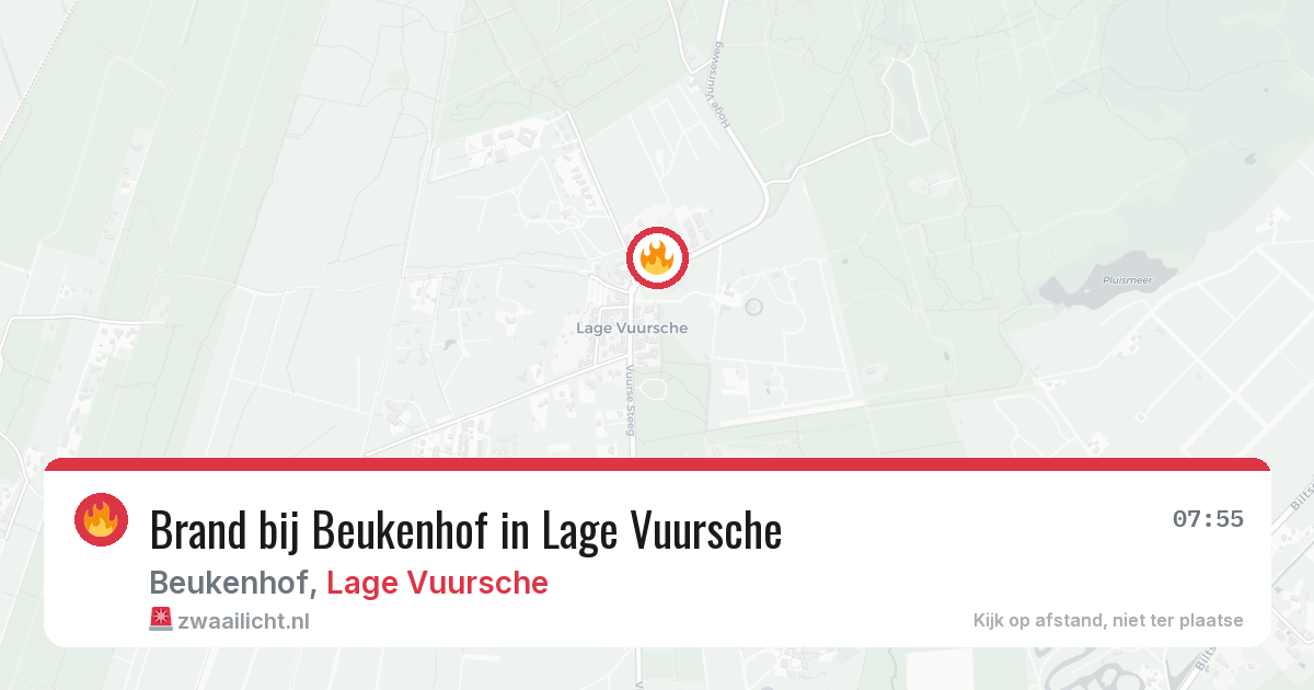 Brand bij Beukenhof in Lage Vuursche — 28 jun 2026