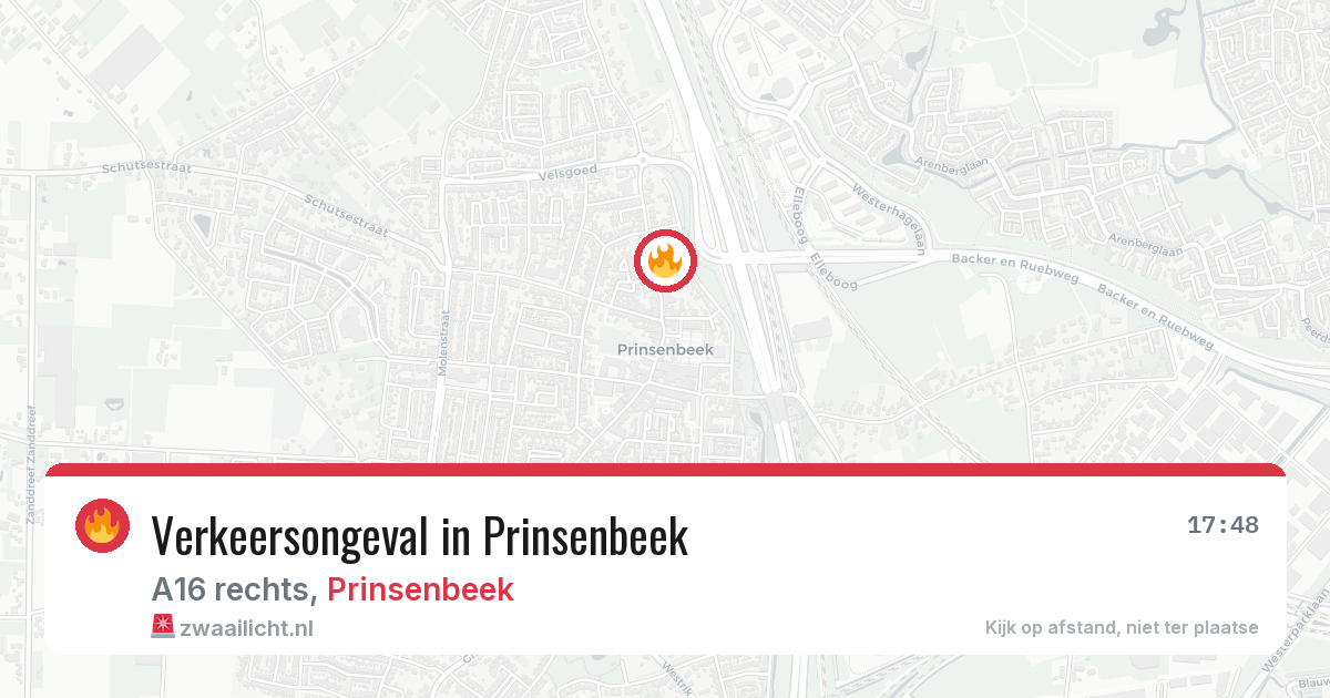 Verkeersongeval in Prinsenbeek — 19 mei 2026