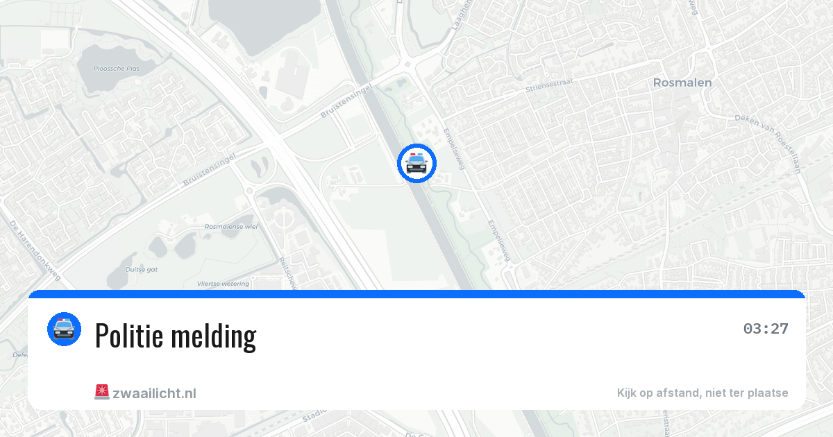 Politie melding — 27 jun 2026