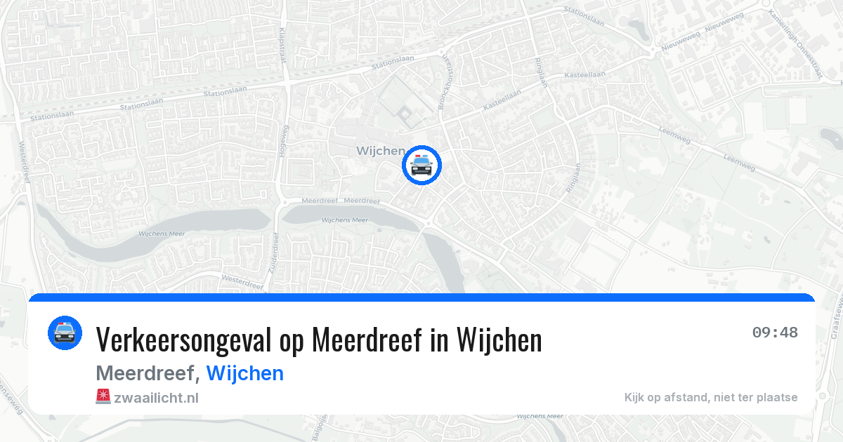 Verkeersongeval op Meerdreef in Wijchen — 9 jul 2026