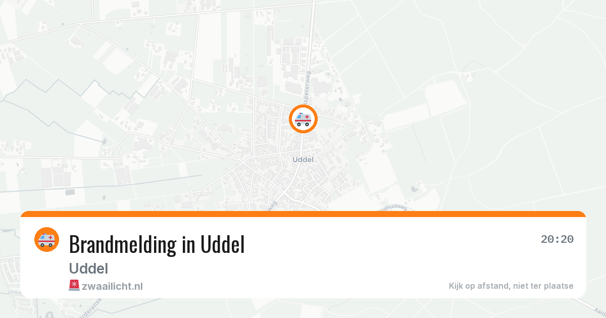 Brandmelding in Uddel — 25 jun 2026