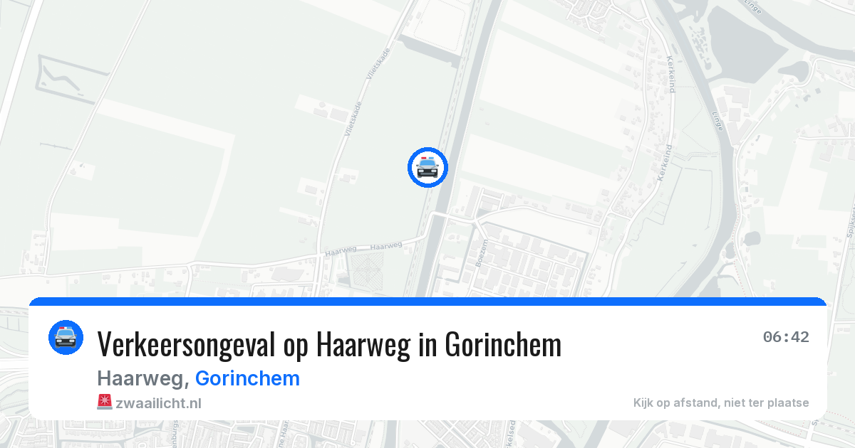 Verkeersongeval op Haarweg in Gorinchem — 30 apr 2026