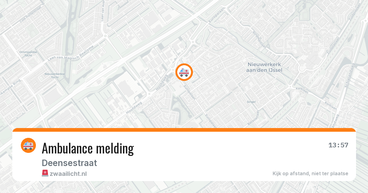 Ambulance melding — 22 jan 2026