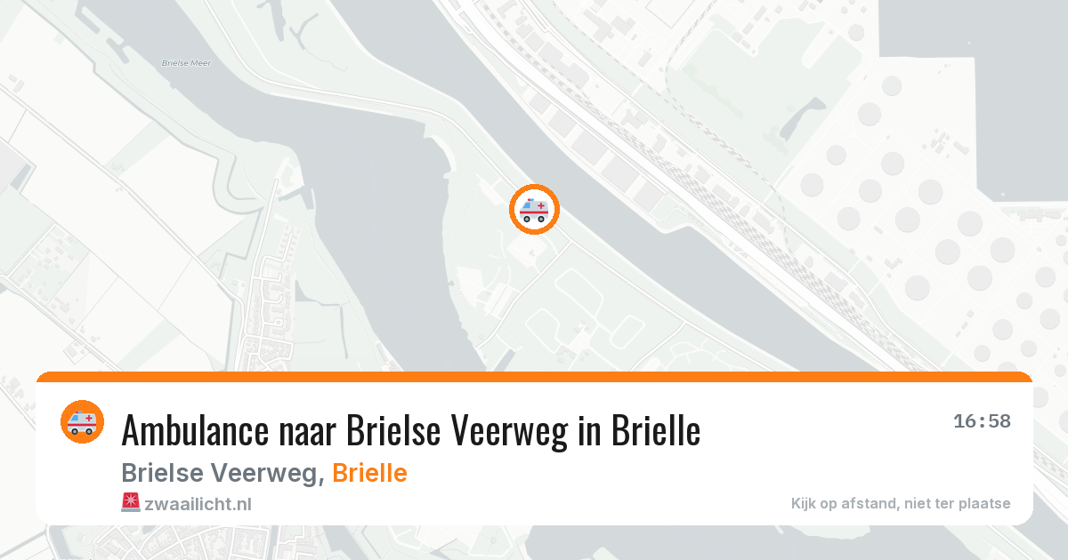 Ambulance naar Brielse Veerweg in Brielle — 9 mei 2026