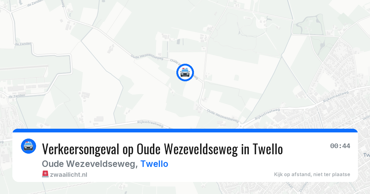 Verkeersongeval op Oude Wezeveldseweg in Twello — 30 jun 2026
