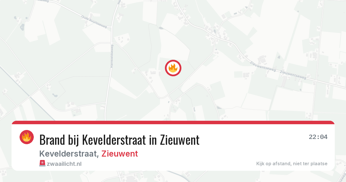 Brand bij Kevelderstraat in Zieuwent — 27 jun 2026