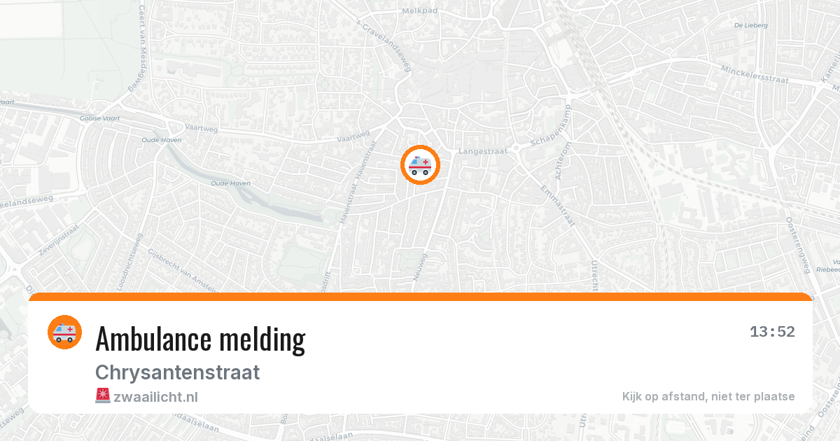 Ambulance melding — 8 feb 2026