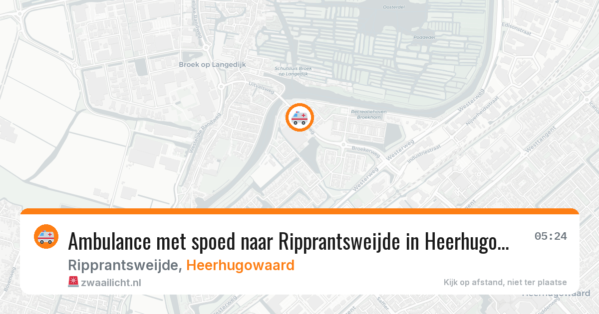 Ambulance met spoed naar Ripprantsweijde in Heerhugowaard — 12 feb 2026