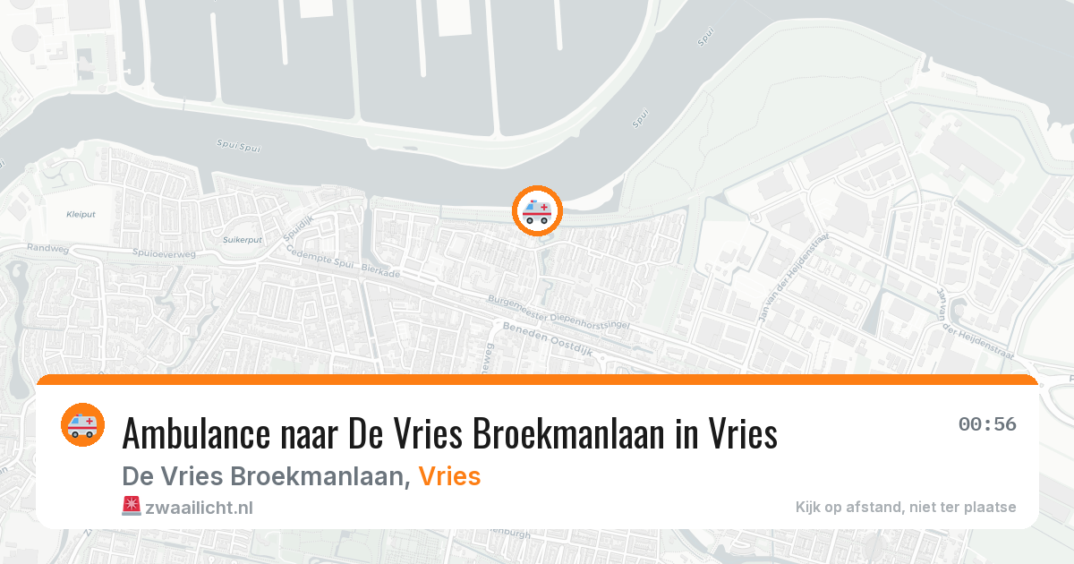 Ambulance naar De Vries Broekmanlaan in Vries — 27 apr 2026