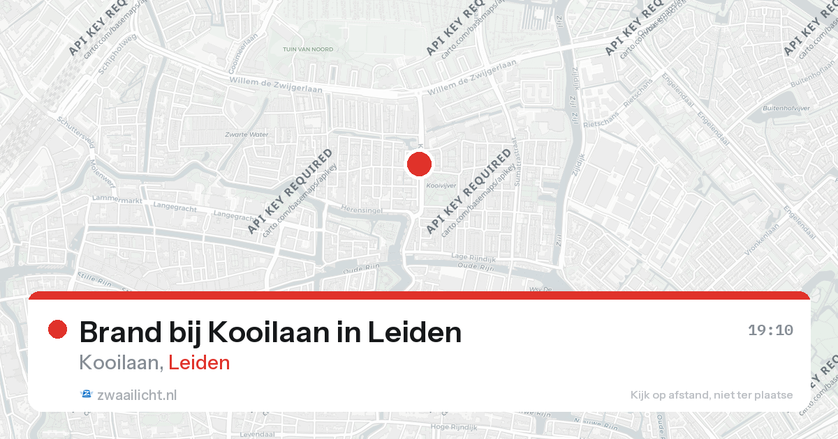 Brand bij Kooilaan in Leiden — 20 feb 2026