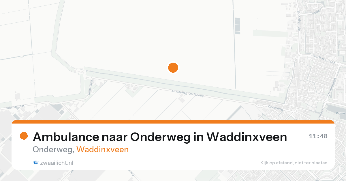 Ambulance naar Onderweg in Waddinxveen — 15 aug 2026
