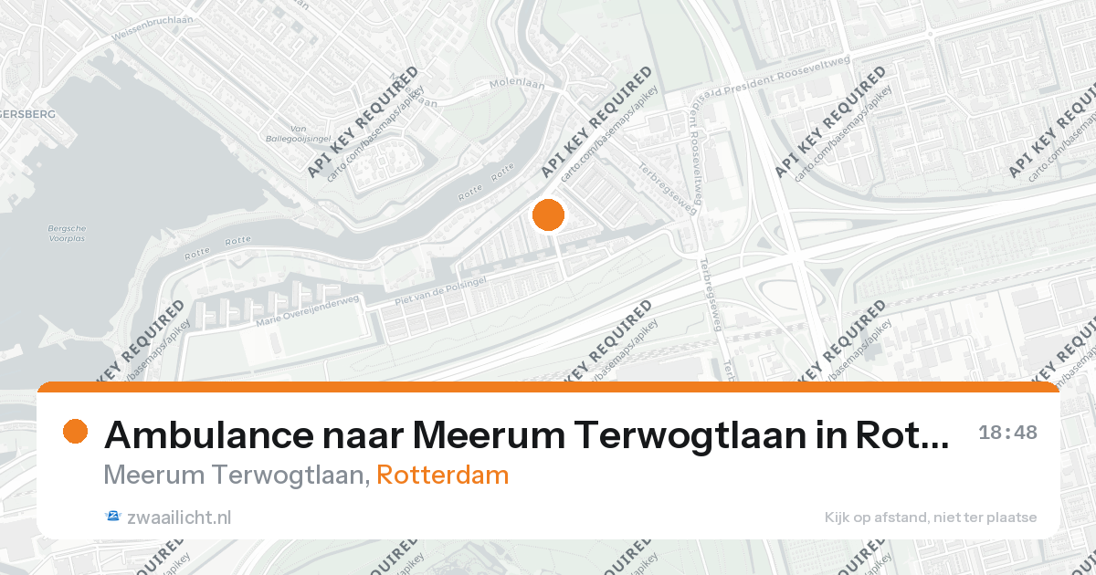 Ambulance naar Meerum Terwogtlaan in Rotterdam — 26 aug 2026