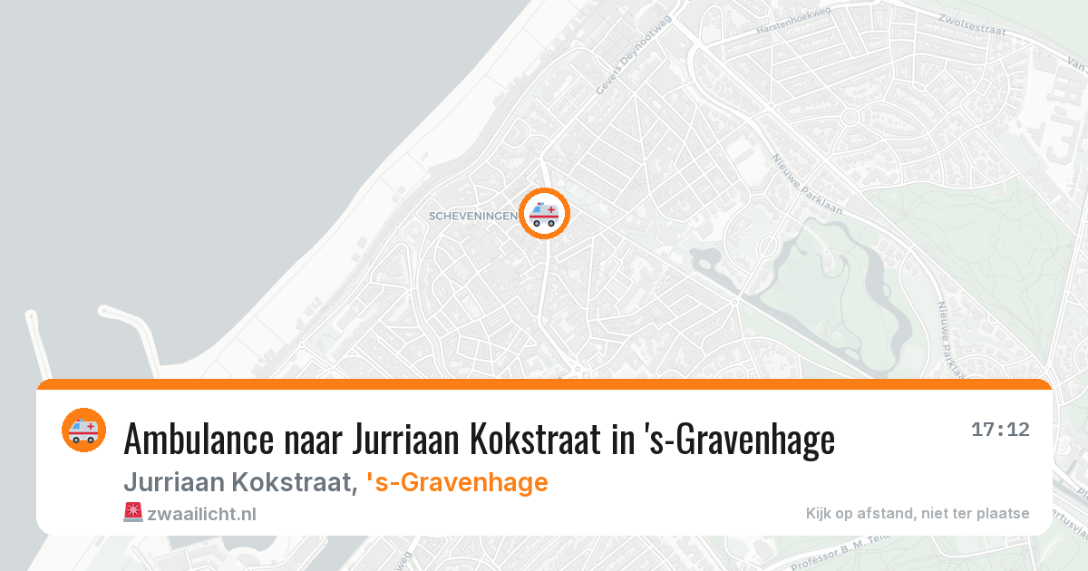 Ambulance naar Jurriaan Kokstraat in 's-Gravenhage — 1 apr 2026