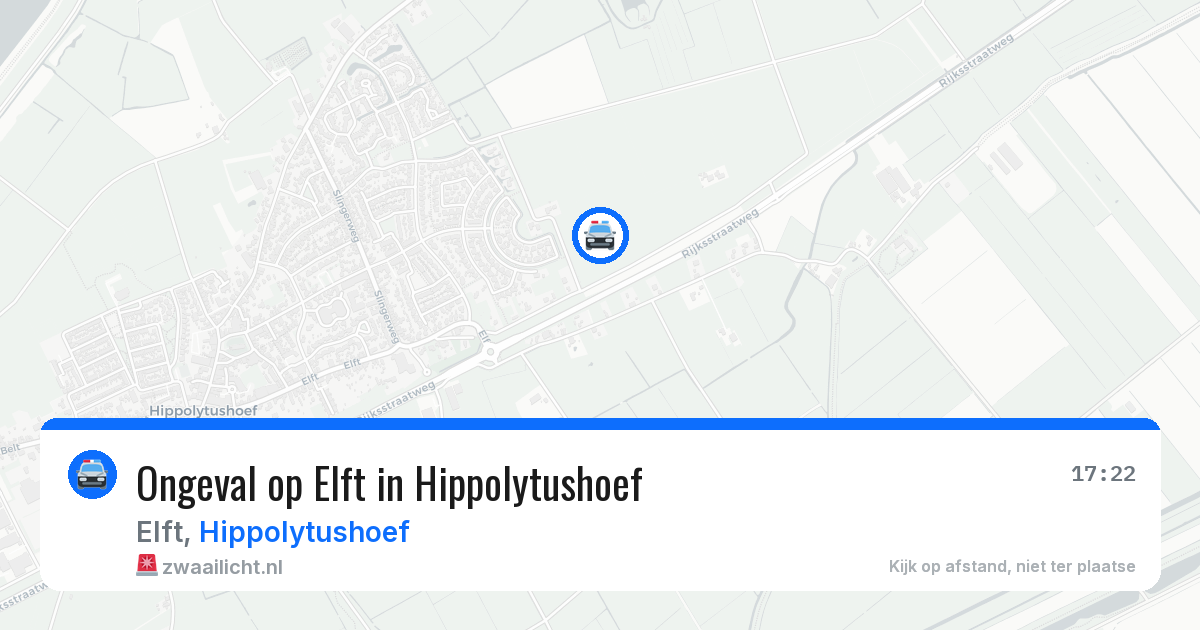 Ongeval op Elft in Hippolytushoef — 10 jun 2026
