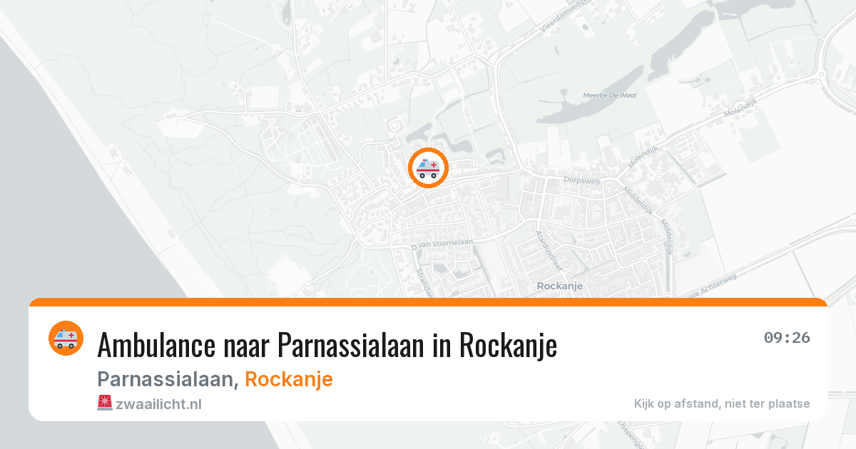 Ambulance naar Parnassialaan in Rockanje — 8 mei 2026