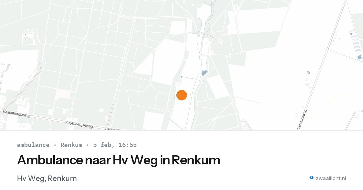 Ambulance naar Hv Weg in Renkum — 5 feb 2026