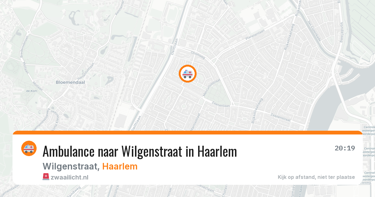 Ambulance naar Wilgenstraat in Haarlem — 29 mei 2026