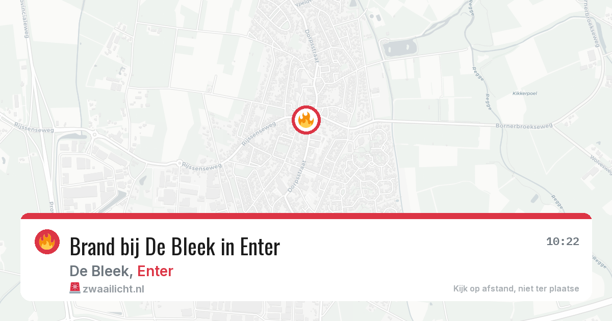 Brand bij De Bleek in Enter — 2 jun 2026
