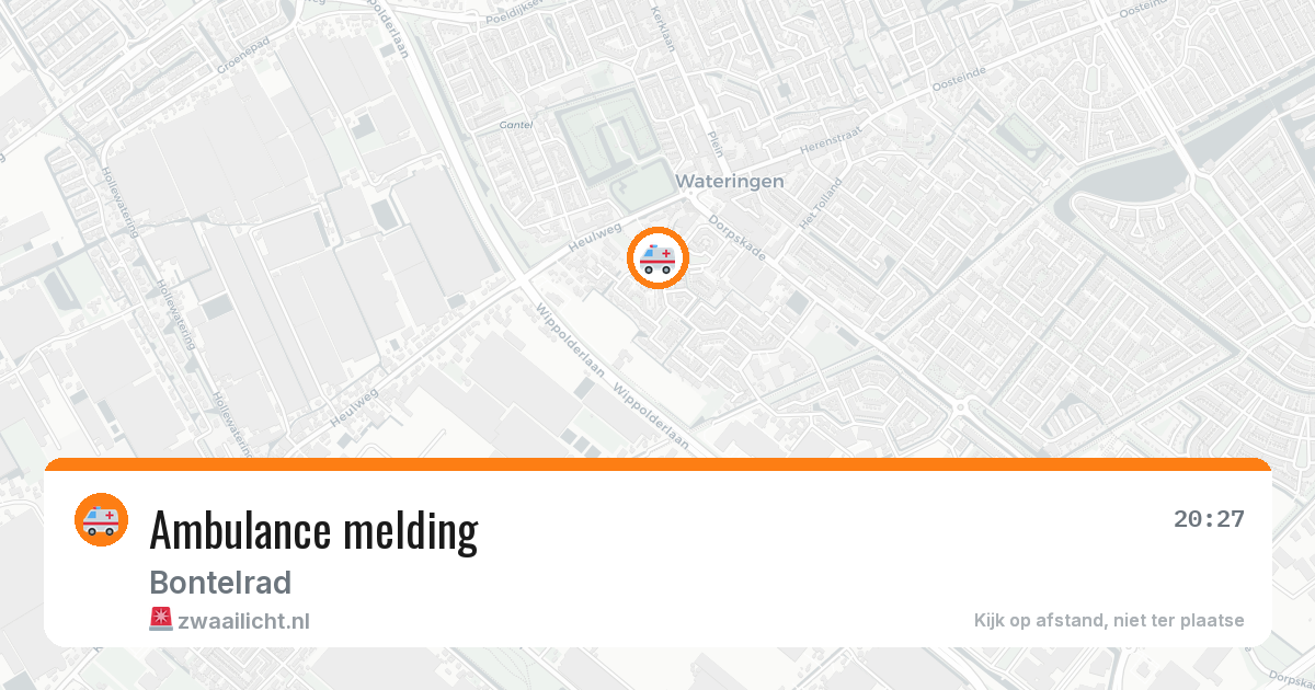 Ambulance melding — 28 mei 2026