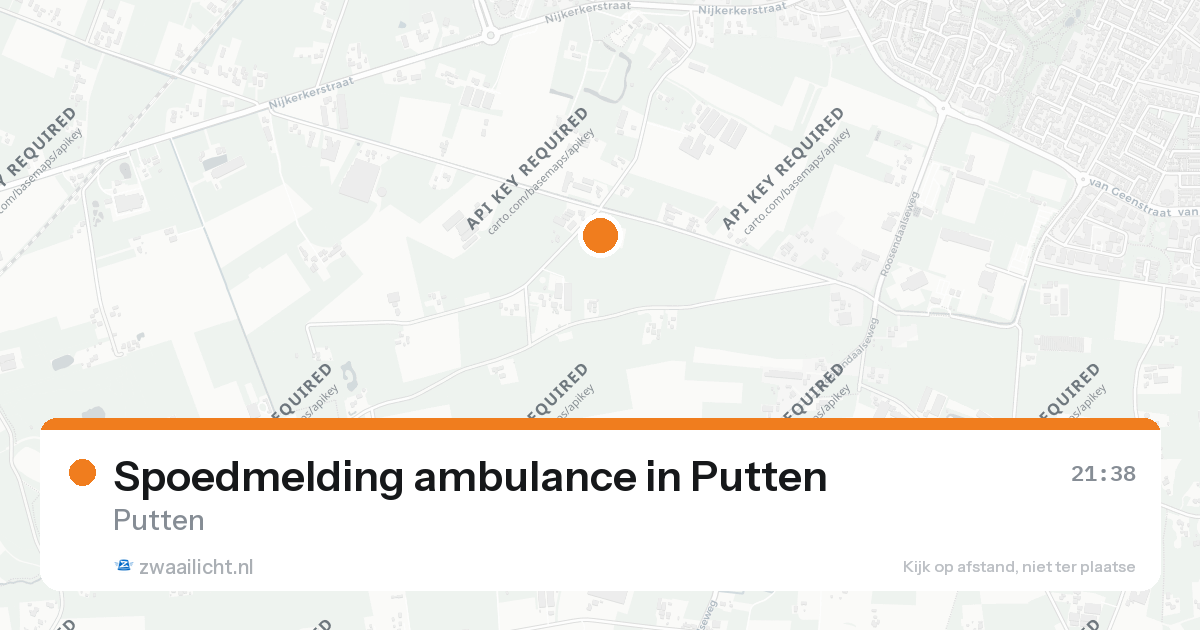 Spoedmelding ambulance in Putten — 31 jan 2026