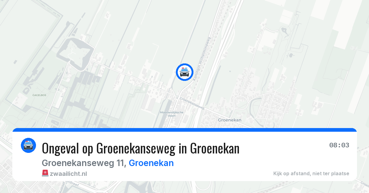Ongeval op Groenekanseweg in Groenekan — 19 mrt 2026